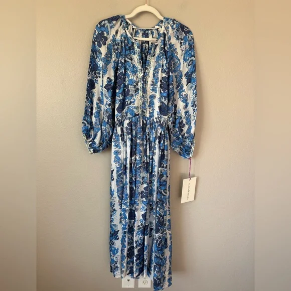 Alix of Bohemia Saranna Bluebell Midi Dress - Picture 2 of 10